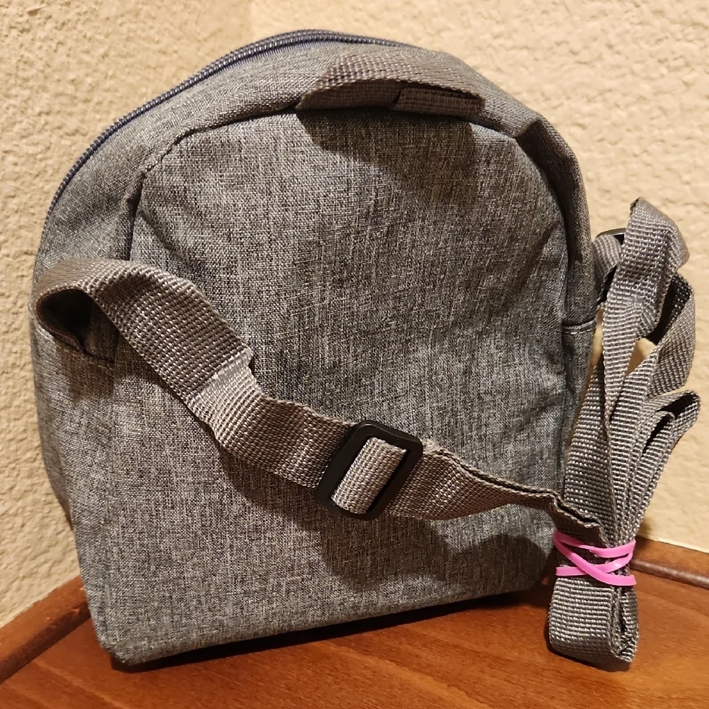 Charcoal Crossbody - Books Are My Happy Place